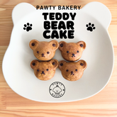 Pawty Bakery - Teddy Bear Cake (3pcs - Frozen)